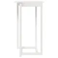 Ensemble de bar 3 pcs Blanc Bois de pin massif