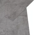 Planches de plancher PVC 5,02 m² 2 mm Autoadhésif Gris béton