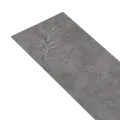 Planches de plancher PVC 5,02 m² 2 mm Autoadhésif Gris béton