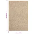 Tapis 200x290 cm aspect jute intérieur et extérieur