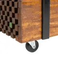 Table d'appoint en teck 60 x 60 x 38 cm