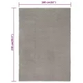 Tapis rectangulaire Gris 160x230 cm Coton