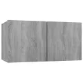 Ensemble de meubles TV 4 pcs Sonoma gris Bois d'ingénierie