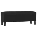 Banc Noir 100x35x41 cm Similicuir