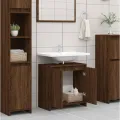 Armoire de bain Chêne marron 60x33x61 cm Bois d'ingénierie