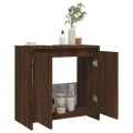 Armoire de bain Chêne marron 60x33x61 cm Bois d'ingénierie