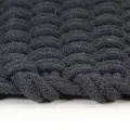 Tapis rectangulaire Anthracite 160x230 cm Coton