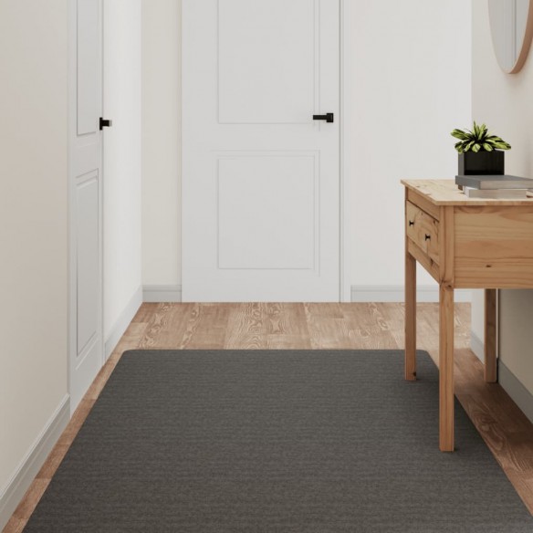 Tapis de couloir anthracite 100x180 cm