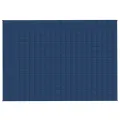 Couverture lestée Bleu 155x220 cm 11 kg Tissu