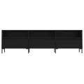 Meuble TV noir 150x30x44,5 cm bois d'ingénierie