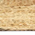 Tapis fait à la main jute naturel 160x230 cm