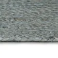 Tapis fait à la main Jute Rond 90 cm Vert olive