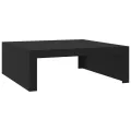 Table basse Noir 100x100x35 cm Aggloméré