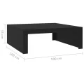 Table basse Noir 100x100x35 cm Aggloméré