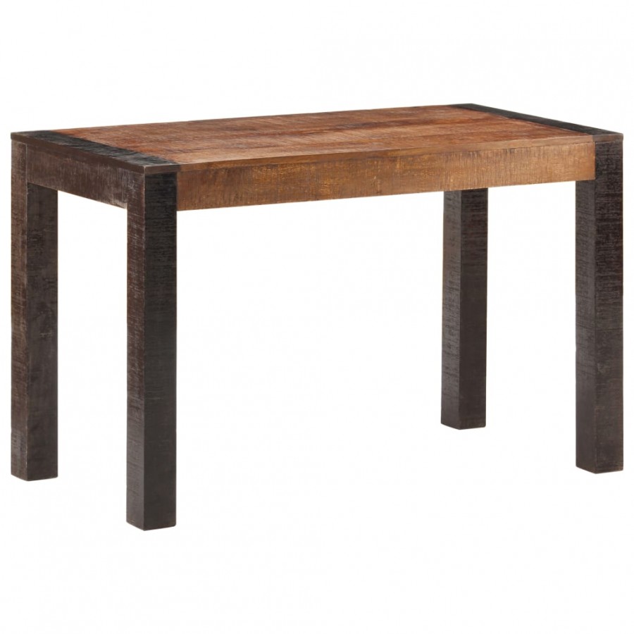 Table à dîner 120x60x76 cm Bois de manguier solide brut