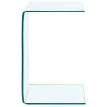 Table d'appoint 40x40x60 cm Verre trempé