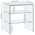 Table basse 50 x 40 x 56 cm Verre trempé
