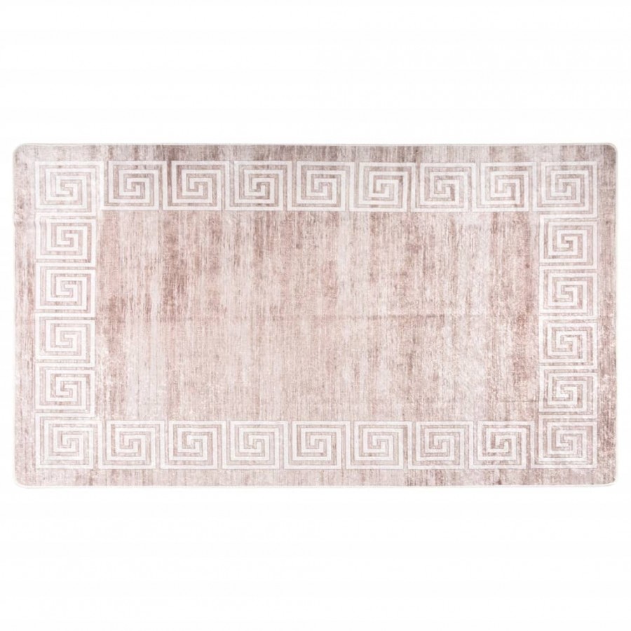 Tapis lavable antidérapant 190x300 cm beige