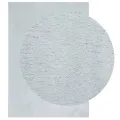 Tapis HUARTE à poils courts doux et lavable bleu 140x200 cm