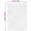 Tapis HUARTE à poils courts doux lavable rouge clair 160x230 cm