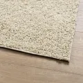 Tapis shaggy PAMPLONA poils longs moderne doré 100x200 cm