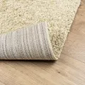 Tapis shaggy PAMPLONA poils longs moderne doré 100x200 cm