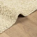 Tapis shaggy PAMPLONA poils longs moderne doré 100x200 cm