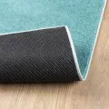 Tapis OVIEDO à poils courts vert 100x200 cm