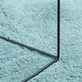 Tapis OVIEDO à poils courts vert 100x200 cm