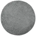 Tapis shaggy PAMPLONA poils longs moderne vert Ø 80 cm