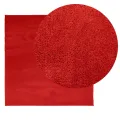 Tapis OVIEDO à poils courts rouge 200x200 cm