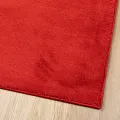 Tapis OVIEDO à poils courts rouge 200x200 cm