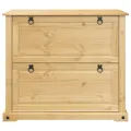 Armoire à chaussures Corona 99x32x85 cm bois de pin massif