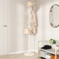 Porte-manteau blanc 183 cm fer enduit de poudre