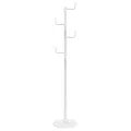 Porte-manteau blanc 183 cm fer enduit de poudre