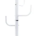 Porte-manteau blanc 183 cm fer enduit de poudre