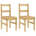 Chaises à manger lot de 2 Panama 40x46x90 cm bois massif de pin