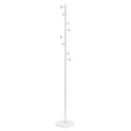 Porte-manteau blanc 176 cm fer enduit de poudre