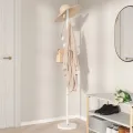 Porte-manteau blanc 176 cm fer enduit de poudre