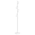 Porte-manteau blanc 176 cm fer enduit de poudre