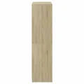 Buffet haut avec portes chêne sonoma bois d'ingénierie