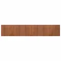 Tapis rectangulaire marron 60x300 cm bambou