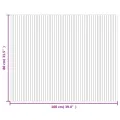 Tapis rectangulaire naturel 80x100 cm bambou