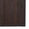 Tapis rectangulaire marron foncé 70x500 cm bambou