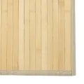 Tapis rectangulaire naturel clair 70x500 cm bambou