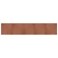 Tapis rectangulaire marron 100x1000 cm bambou