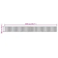 Tapis rectangulaire marron 100x1000 cm bambou