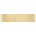 Tapis rectangulaire naturel clair 70x300 cm bambou