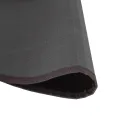 Tapis rond marron foncé 100 cm bambou
