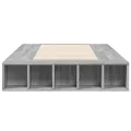 Cadre de lit sonoma gris 90x200 cm bois d'ingénierie